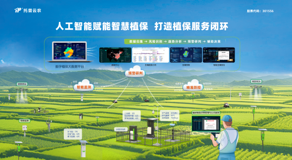 深化“AI+植?！比诤蠎?yīng)用，托普云農(nóng)打造數(shù)智植保全鏈路閉環(huán)